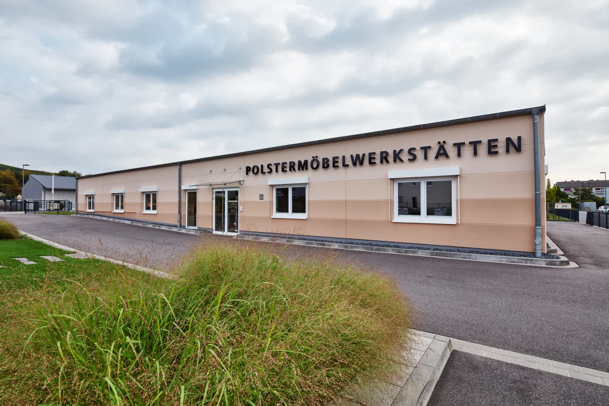Neubau einer Polstermöbelwerkstatt mit Verwaltung - Andreas Geschier Polstermöbel-Werkstätten