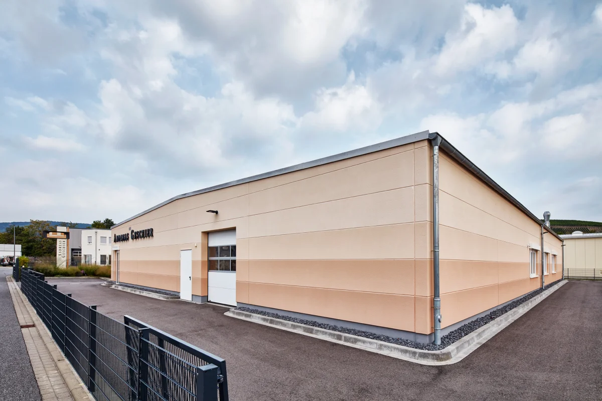 Neubau einer Polstermöbelwerkstatt mit Verwaltung - Andreas Geschier Polstermöbel-Werkstätten