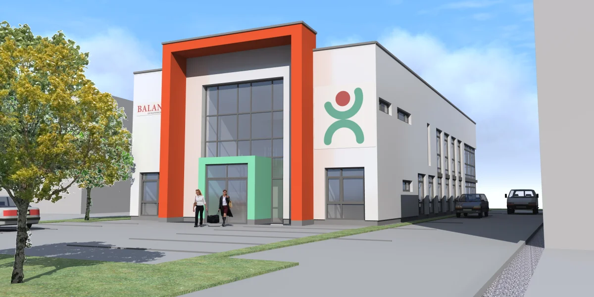 Neubau eines Fitnesszentrums mit Physiotherapiepraxis - Balance Aschaffenburg GbR