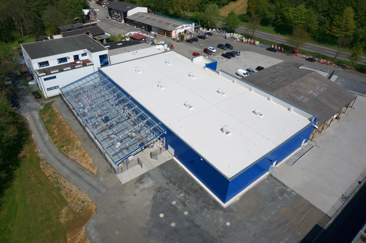 Baumarkt Erweiterung - Baustoffe Werner Klein