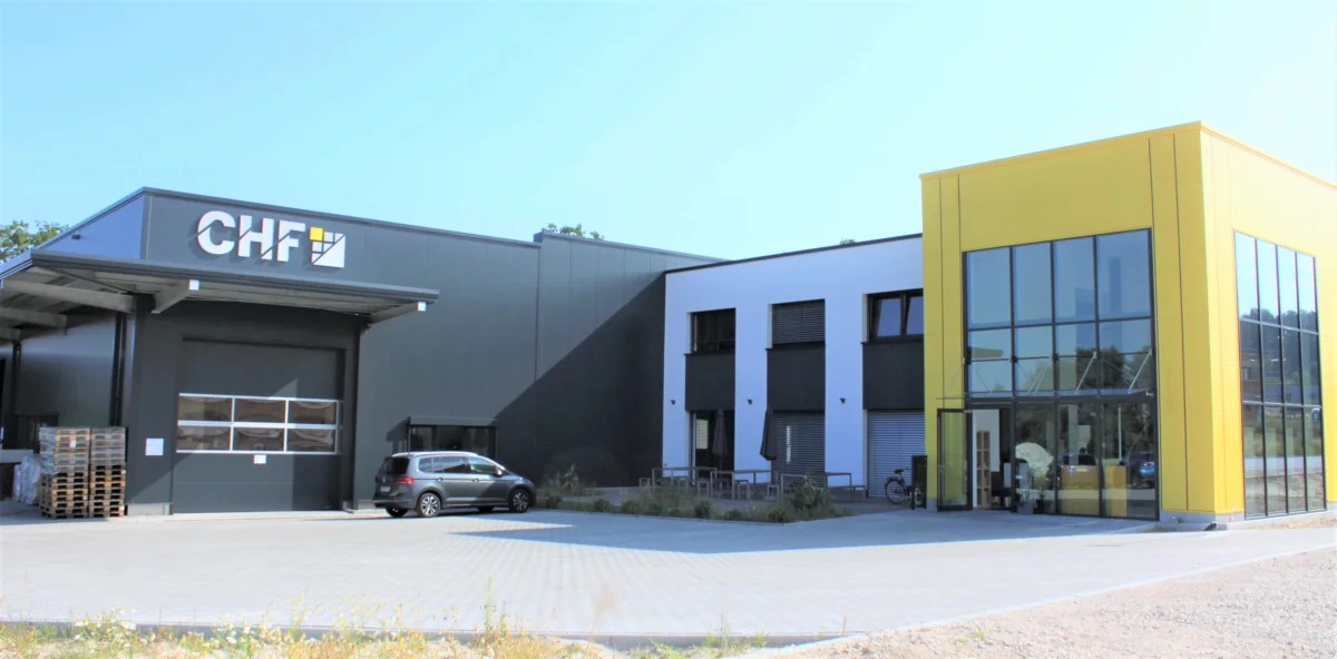 Neubau eines Produktionsgebäudes mit Verwaltung - CHF Lichttechnik GmbH