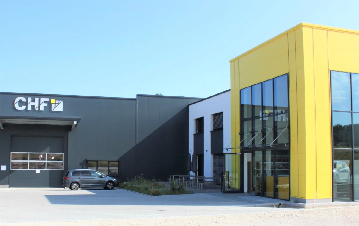 Neubau eines Produktionsgebäudes mit Verwaltung - CHF Lichttechnik GmbH