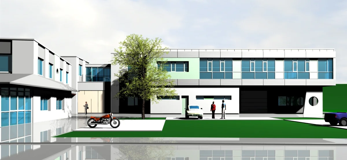 Neubau und Erweiterungsbau von Bürogebäude und Produktionshalle - CLEVER Systemtechnik GmbH