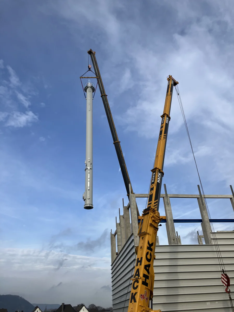 Neubau von Kesselhaus für die Produktion - Finzelberg GmbH & Co. KG