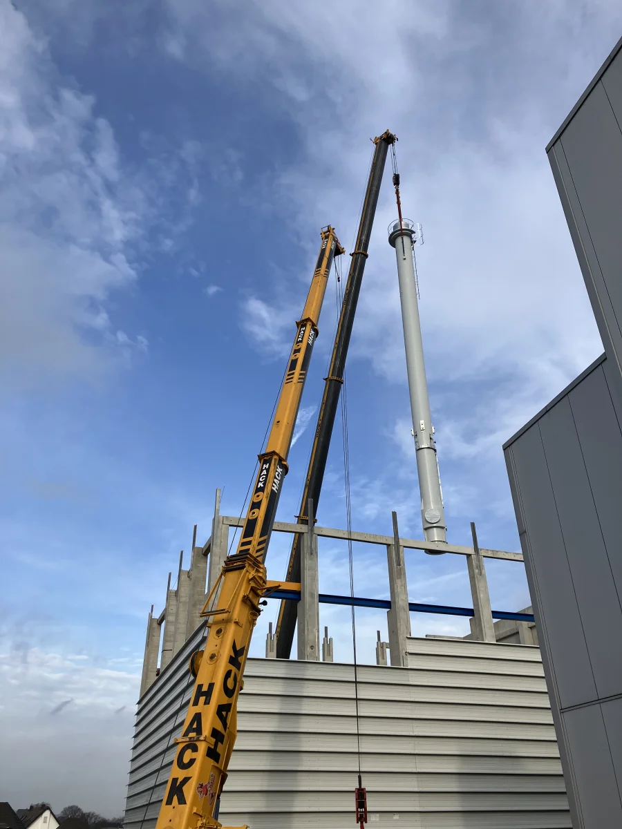 Neubau von Kesselhaus für die Produktion - Finzelberg GmbH & Co. KG