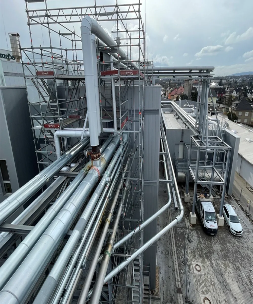 Neubau von Kesselhaus für die Produktion - Finzelberg GmbH & Co. KG