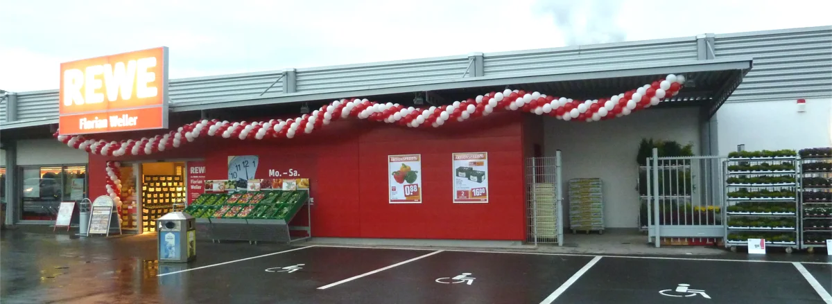 Errichtung und Modernisierung eines Einkaufsmarktes - Rewe Weller OHG