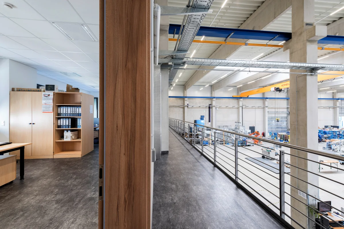 Neubau einer Produktionshalle mit Verwaltung - SAR Electronic GmbH