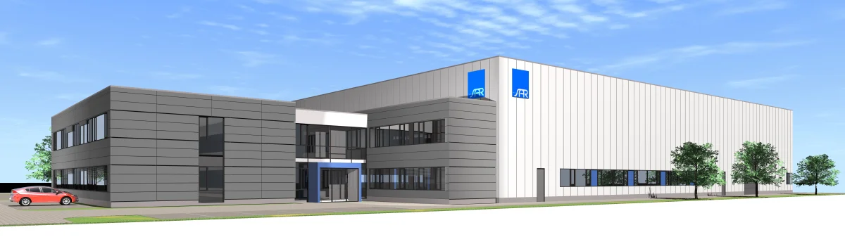 Neubau einer Produktionshalle mit Verwaltung - SAR Electronic GmbH