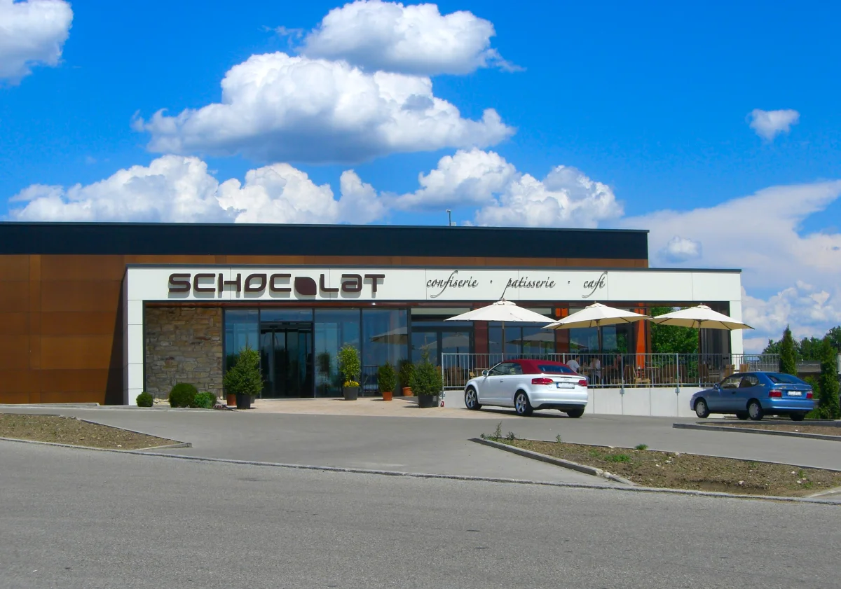 Produktionshalle mit Verkaufsraum - Schocolat GmbH