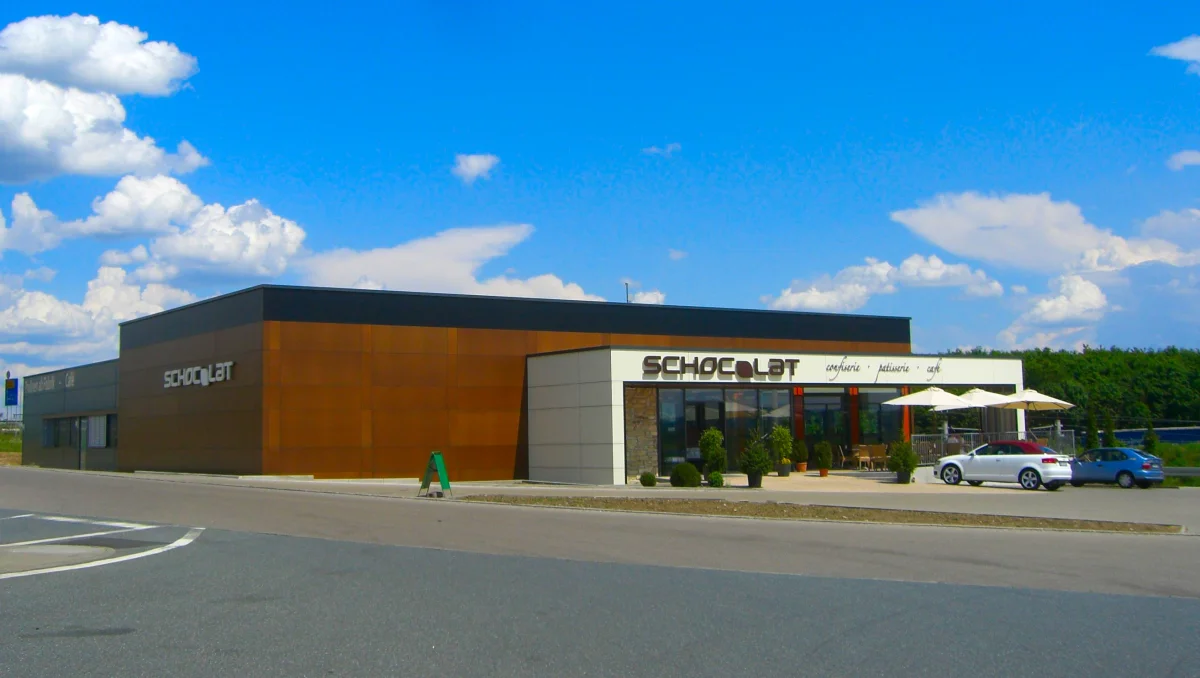 Produktionshalle mit Verkaufsraum - Schocolat GmbH
